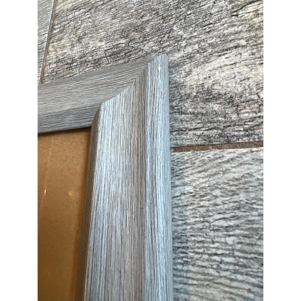 2 Sheffield Home Picture Frames Photo Holder Wood Weathered Farmhouse Cottage